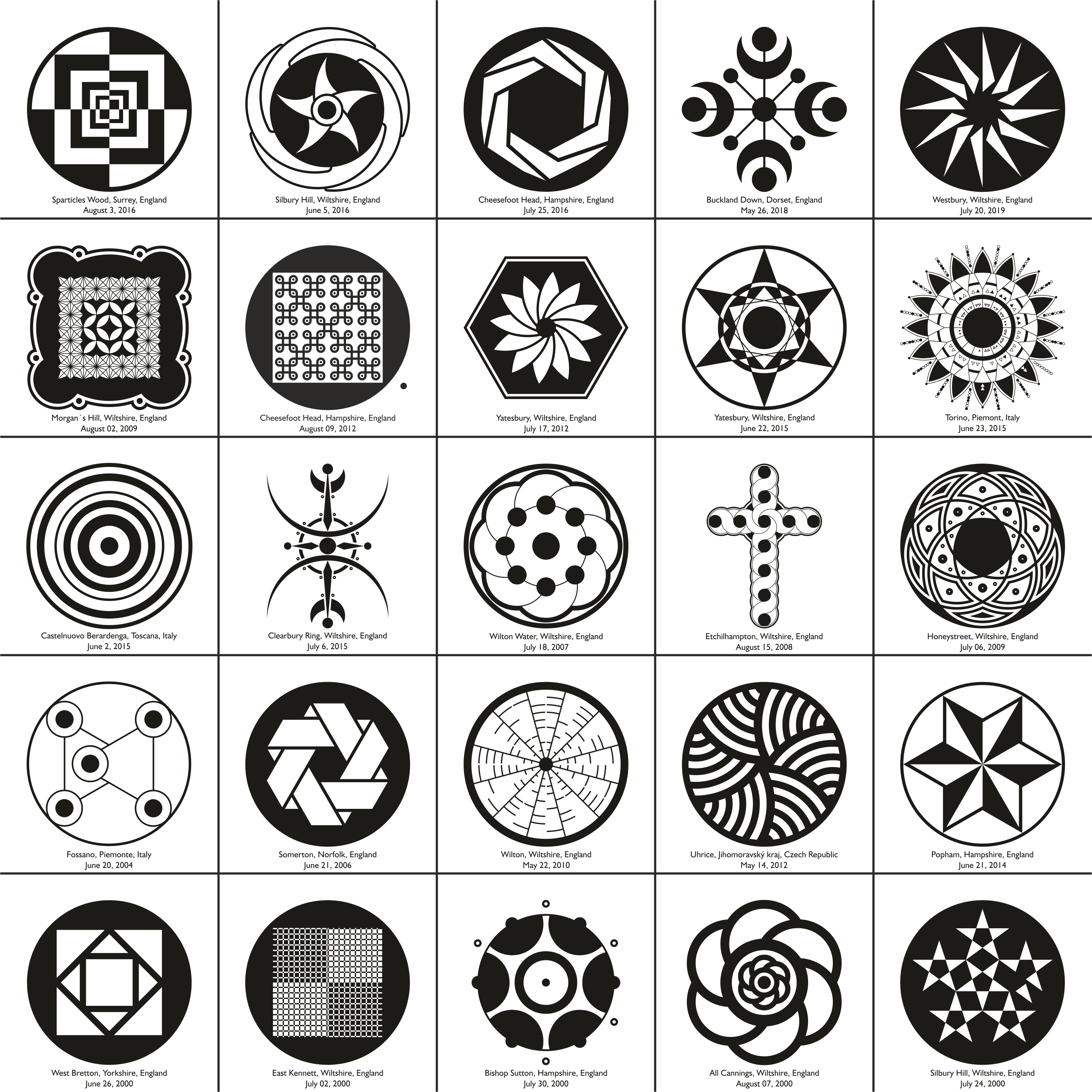 5 x 5 Vector Pack - 18 - Shapes of Wisdom
