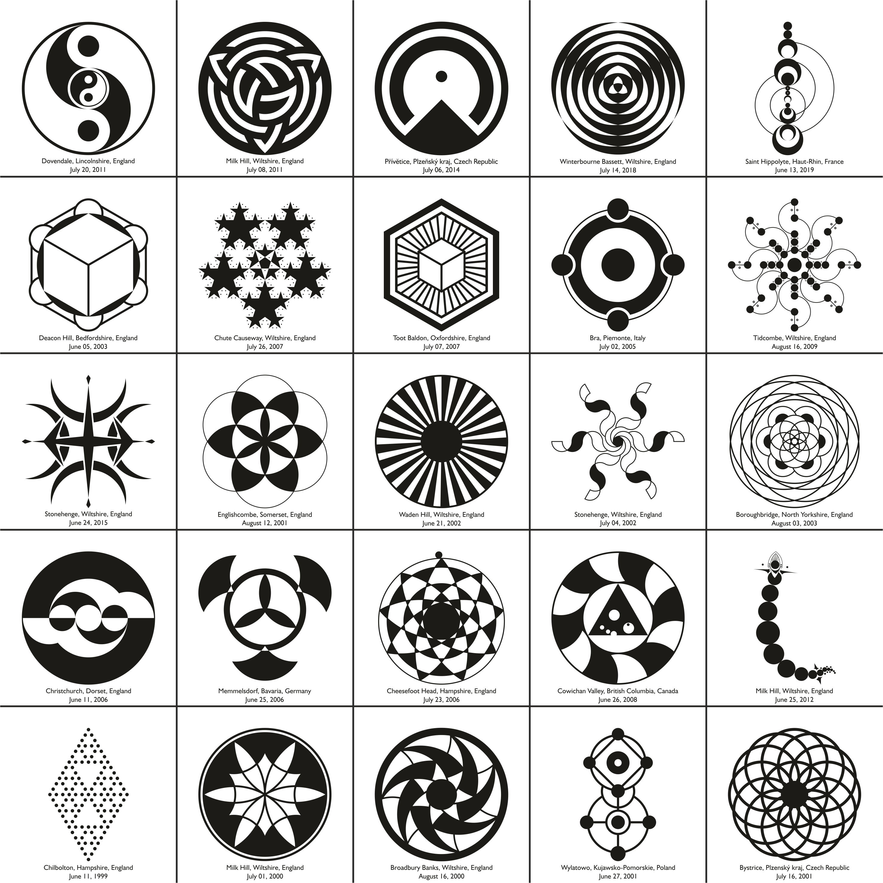 5 x 5 Vector Pack - 21 - Shapes of Wisdom