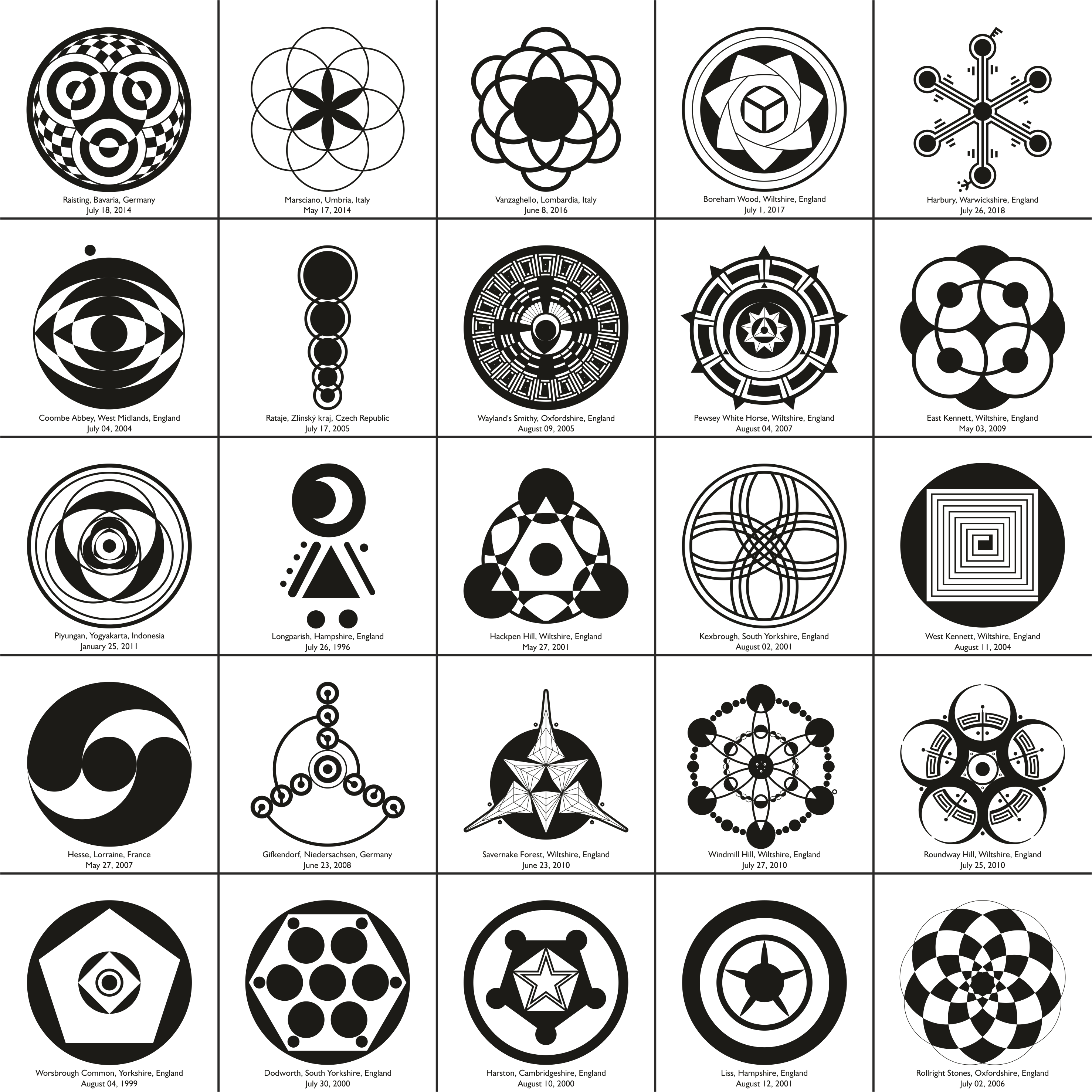5 x 5 Vector Pack - 22 - Shapes of Wisdom