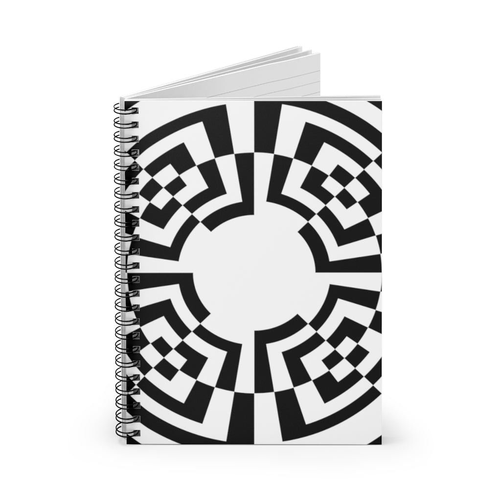 Bishopton Crop Circle Spiral Notebook - Ruled Line - Shapes of Wisdom