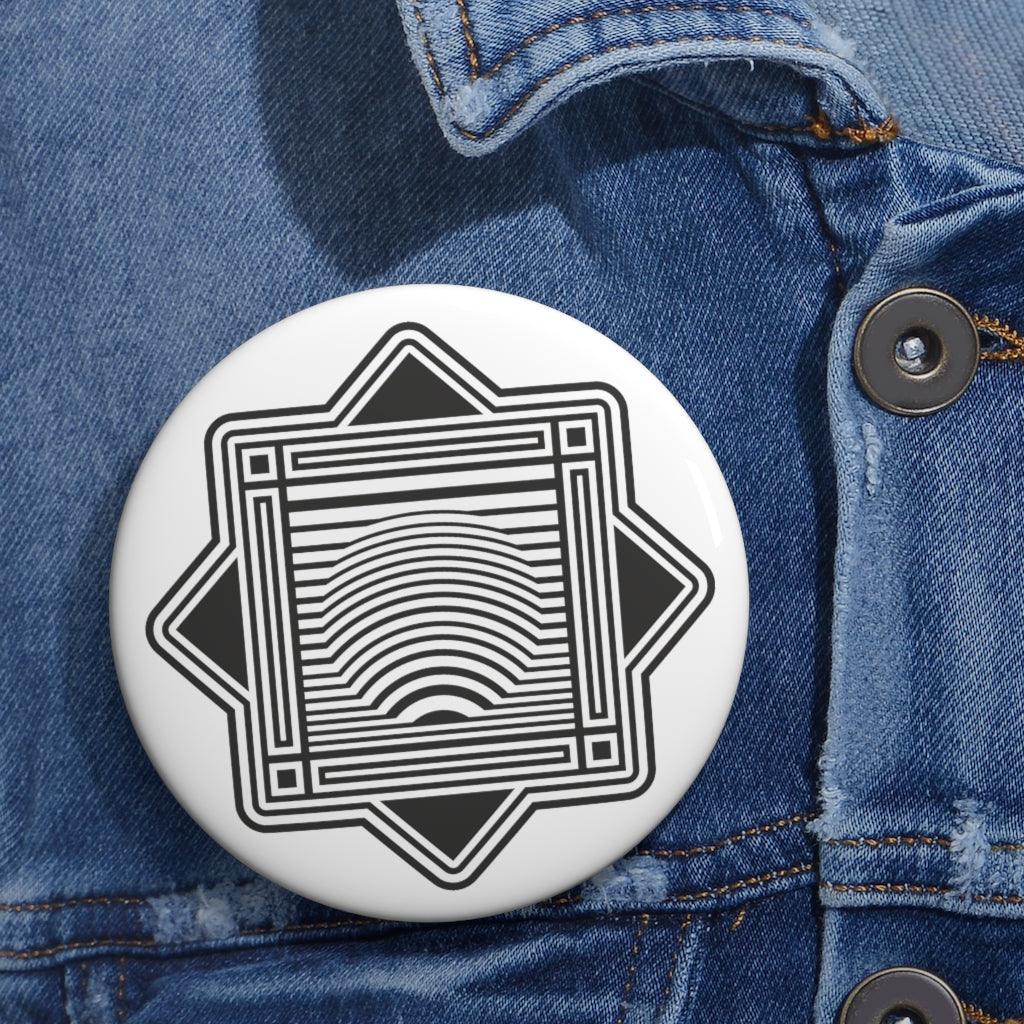 Whitefield Hill Crop Circle Pin Button - Shapes of Wisdom