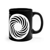 Load image into Gallery viewer, Crop Circle Black mug 11oz - Frienisberg - Shapes of Wisdom
