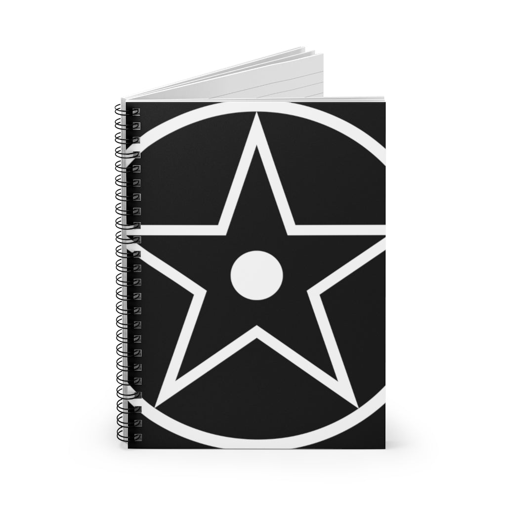 Bitton Crop Circle Spiral Notebook - Ruled Line - Shapes of Wisdom