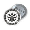 Stonehenge Crop Circle Pin Button 4 - Shapes of Wisdom