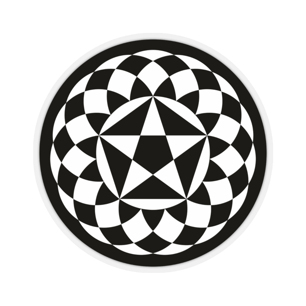 Cheesefoot Head Crop Circle Sticker - Shapes of Wisdom
