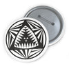 Load image into Gallery viewer, Allington Crop Circle Pin Button - Shapes of Wisdom