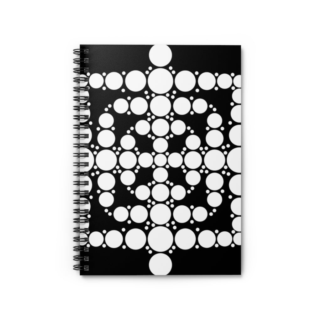 Wayland's Smithy Crop Circle Spiral Notebook - Ruled Line - Shapes of Wisdom