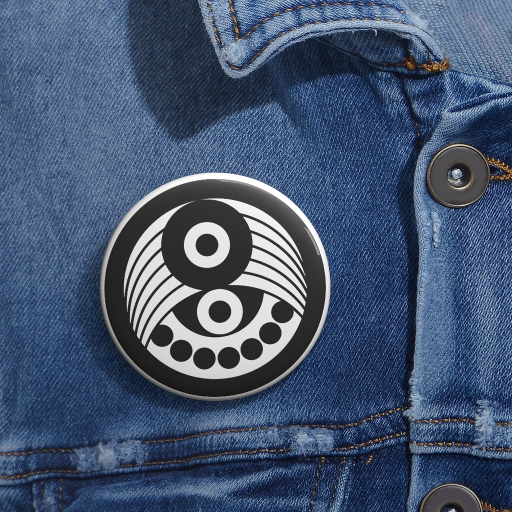 Old Sarum Crop Circle Pin Button - Shapes of Wisdom
