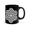 Crop Circle Black mug 11oz - Marlborough - Shapes of Wisdom