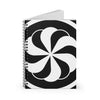 Marden Henge Crop Circle Spiral Notebook - Ruled Line - Shapes of Wisdom