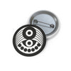 Old Sarum Crop Circle Pin Button - Shapes of Wisdom