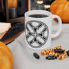 Load image into Gallery viewer, Crop Circle Mug 11oz - Westwoods - Shapes of Wisdom