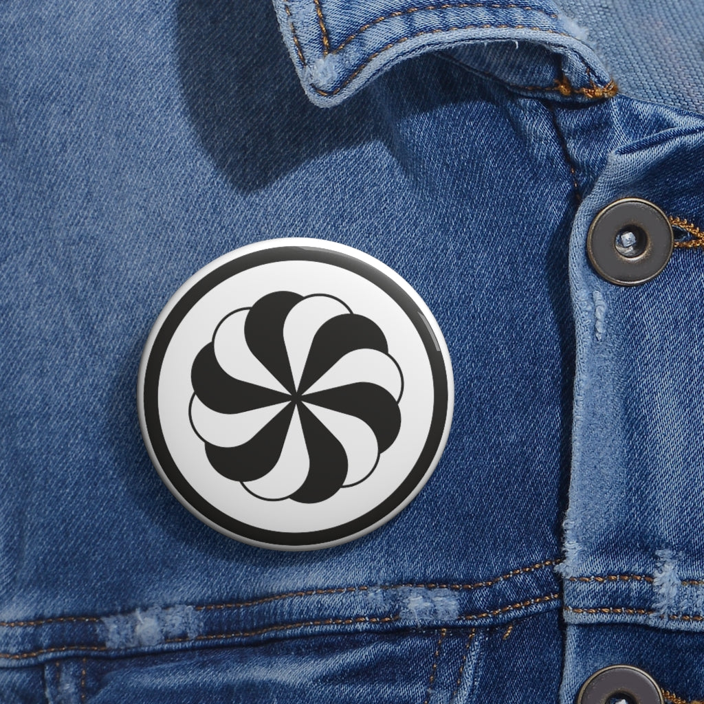 Marden Henge Crop Circle Pin Button - Shapes of Wisdom