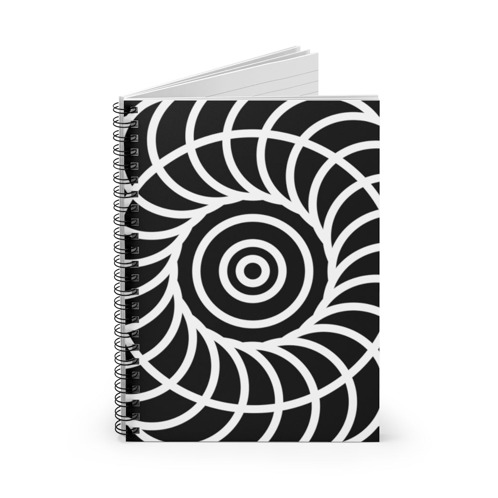 Rudstone Crop Circle Spiral Notebook - Ruled Line - Shapes of Wisdom