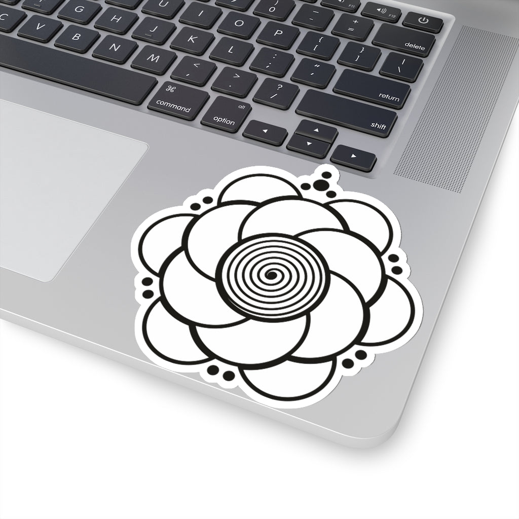 Middle Woodford Crop Circle Sticker - Shapes of Wisdom