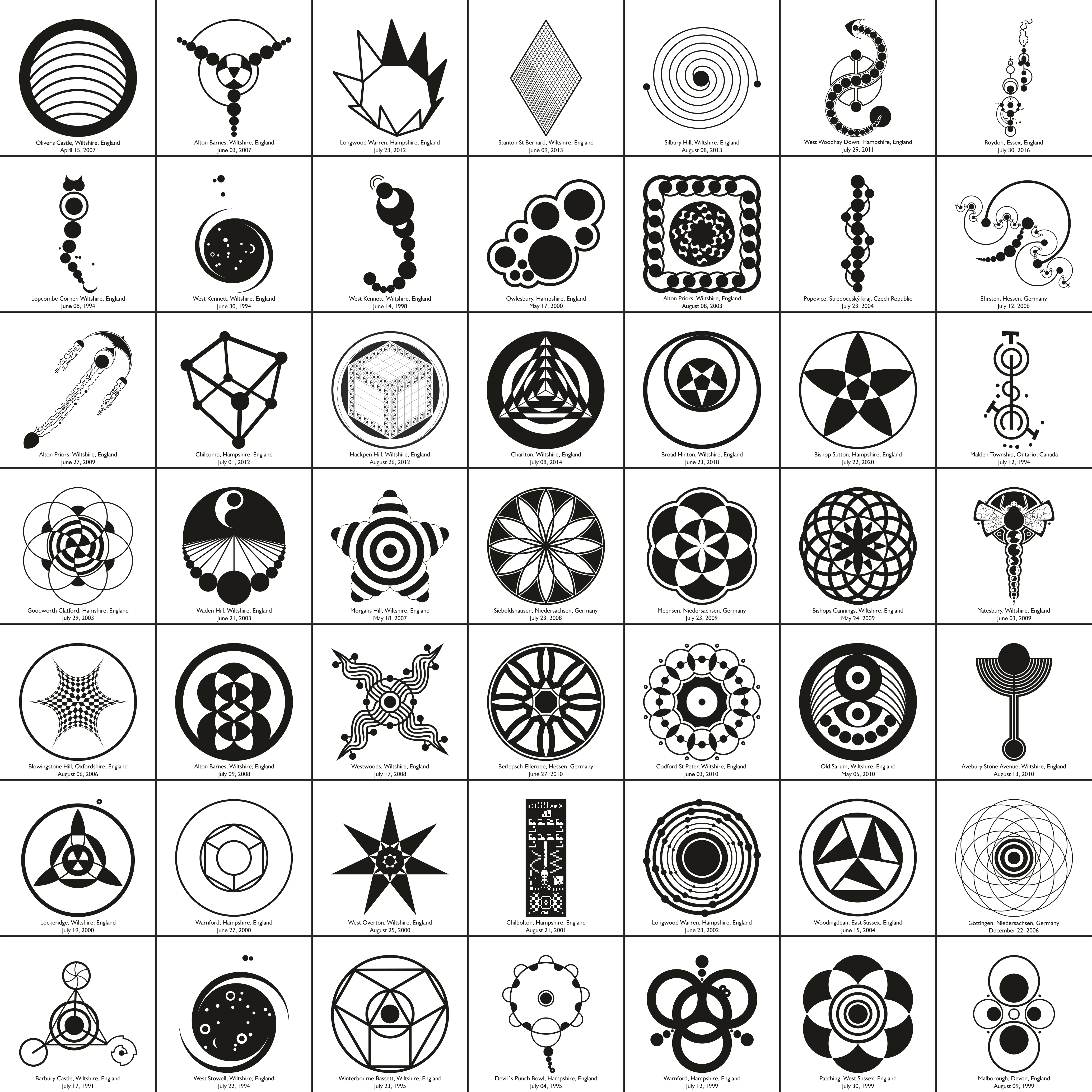 7 x 7 Vector Pack - 14 - Shapes of Wisdom
