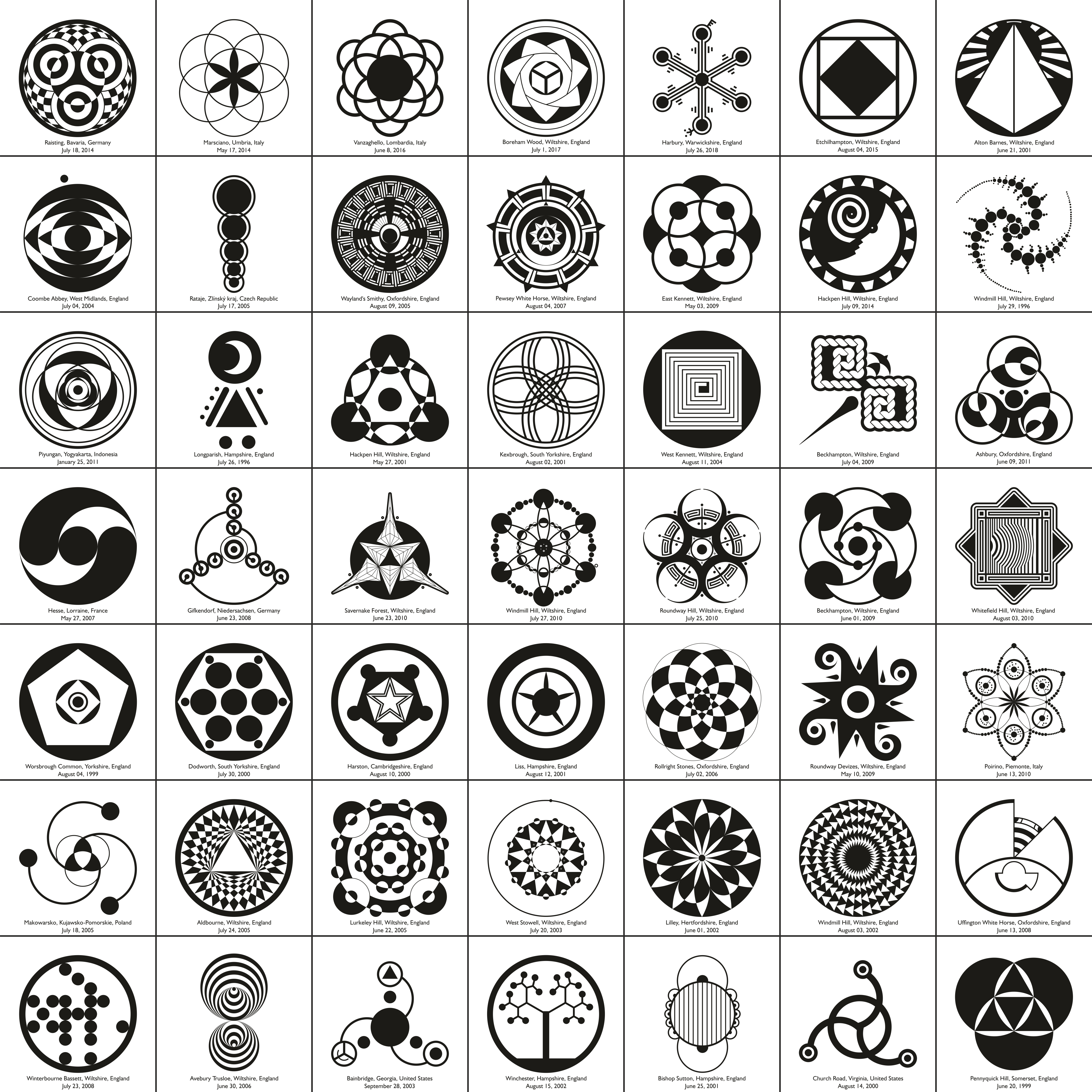7 x 7 Vector Pack - 15 - Shapes of Wisdom