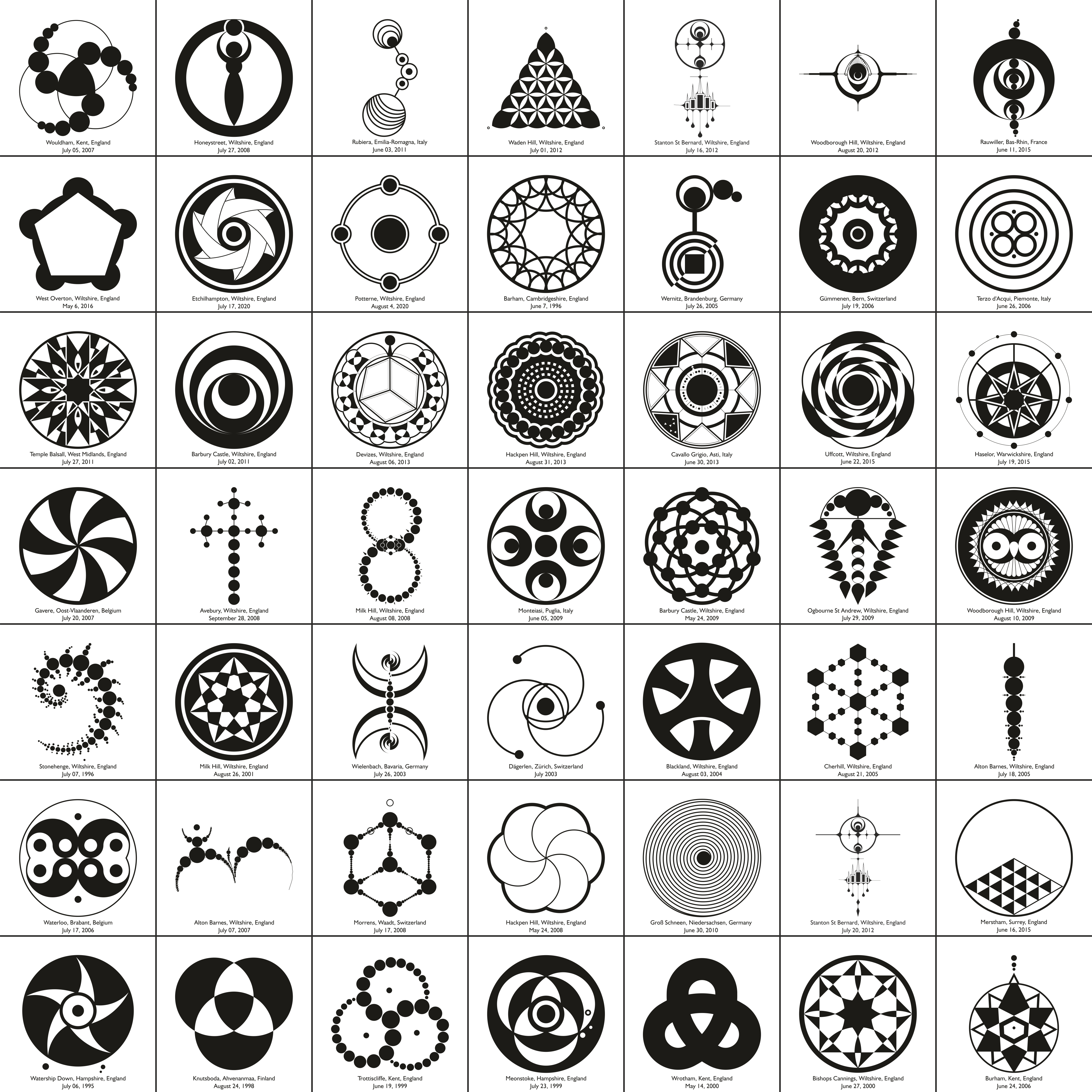 7 x 7 Vector Pack - 19 - Shapes of Wisdom