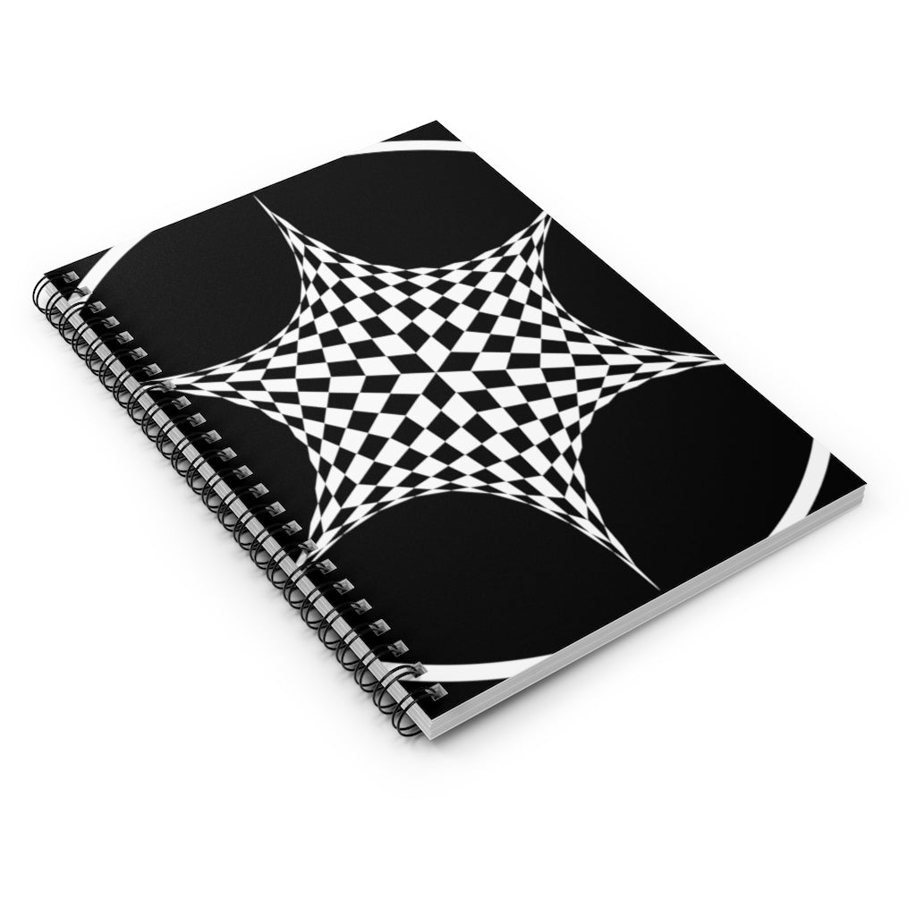 Blowingstone Hill Crop Circle Spiral Notebook - Ruled Line - Shapes of Wisdom