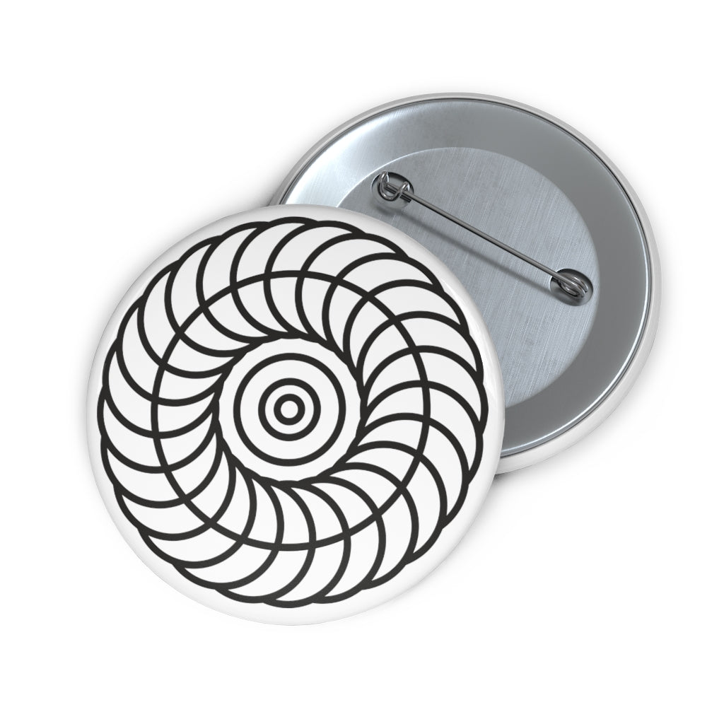 Rudstone Crop Circle Pin Button - Shapes of Wisdom