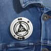 Load image into Gallery viewer, Secklendorf Crop Circle Pin Button - Shapes of Wisdom