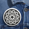 Hackpen Hill Crop Circle Pin Button - Shapes of Wisdom
