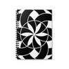 Nursteed Crop Circle Spiral Notebook - Ruled Line - Shapes of Wisdom