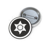 Etchilhampton Crop Circle Pin Button 2 - Shapes of Wisdom