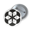 Load image into Gallery viewer, West Knoyle Crop Circle Pin Button - Shapes of Wisdom