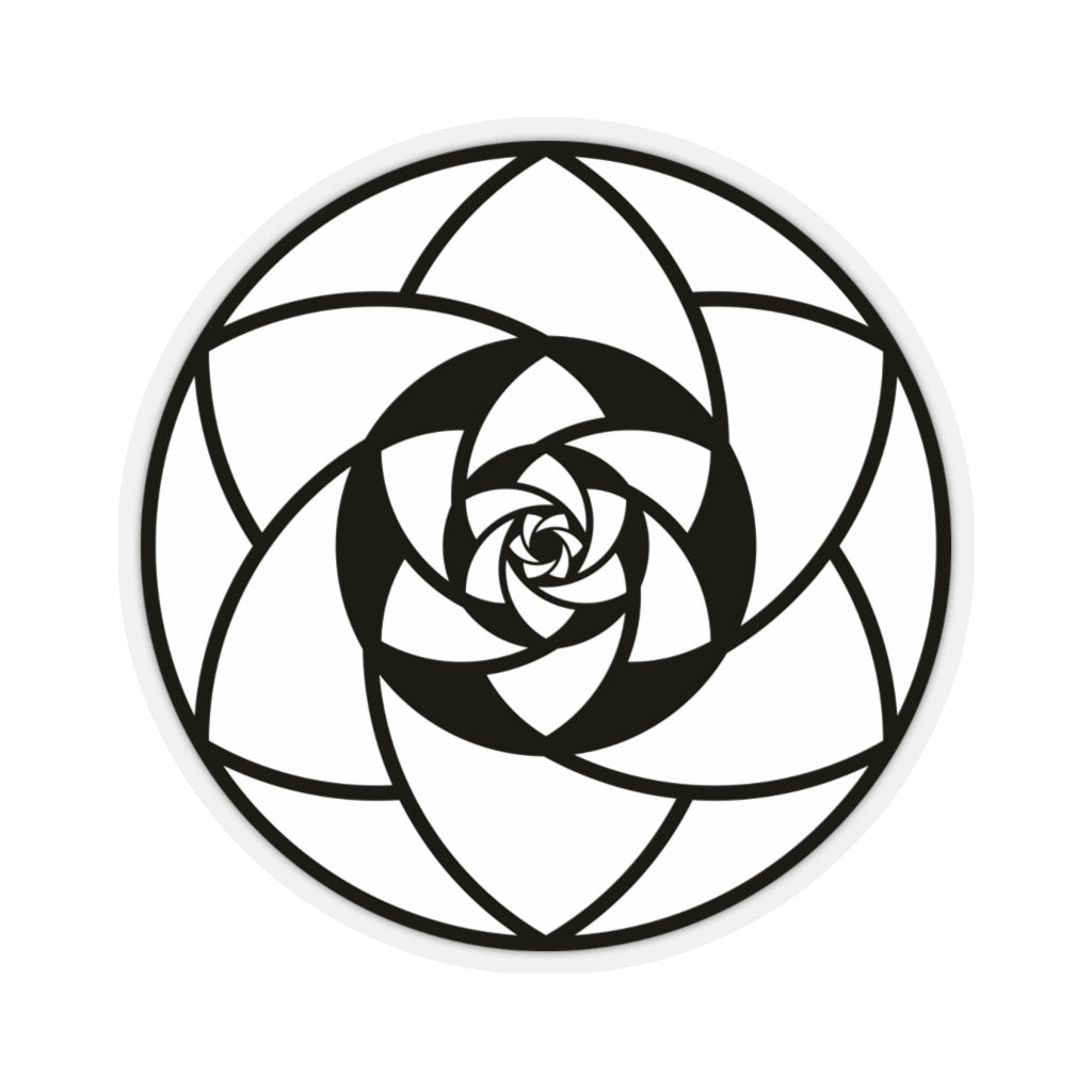 West Overton Crop Circle Sticker 2 - Shapes of Wisdom
