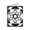 Milk Hill Crop Circle Spiral Notebook - Ruled Line  5 - Shapes of Wisdom