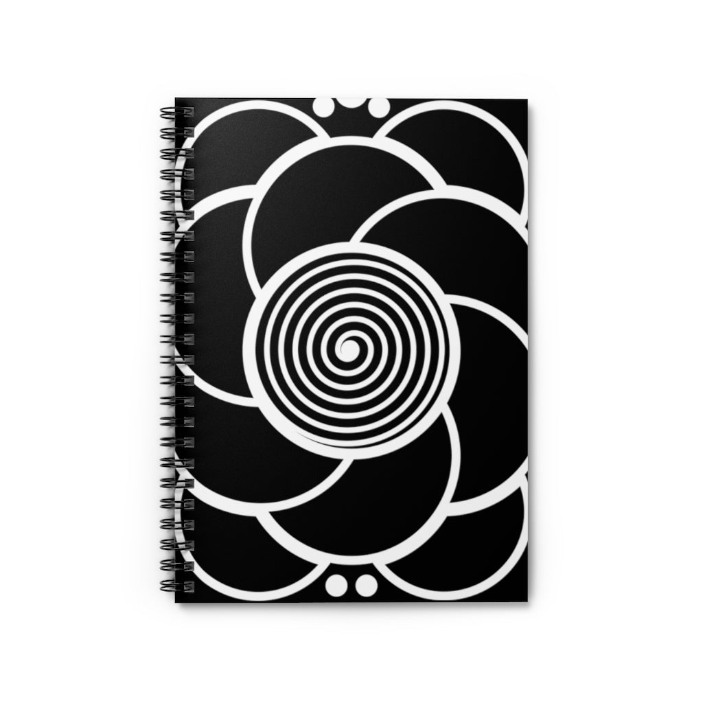 Middle Woodford Crop Circle Spiral Notebook - Ruled Line - Shapes of Wisdom