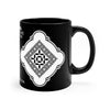 Crop Circle Black mug 11oz - Morgan´s Hill - Shapes of Wisdom