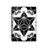 Cley Hill Crop Circle Spiral Notebook - Ruled Line 2 - Shapes of Wisdom