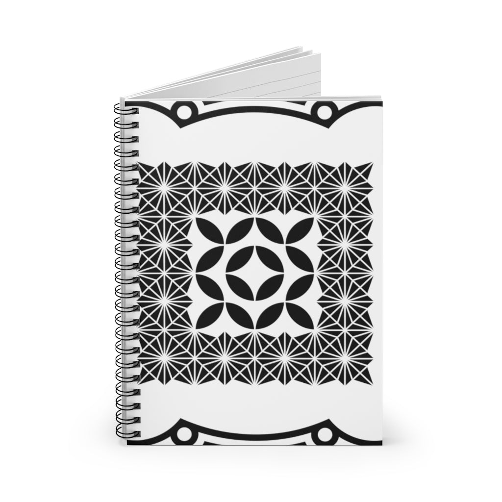 Morgans Hill Crop Circle Spiral Notebook - Ruled Line - Shapes of Wisdom