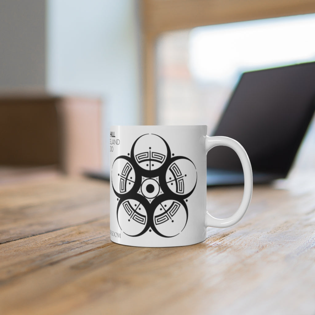 Crop Circle Mug 11oz - Roundway Hill 2 - Shapes of Wisdom