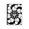 Alton Barnes Crop Circle Spiral Notebook - Ruled Line 2 - Shapes of Wisdom
