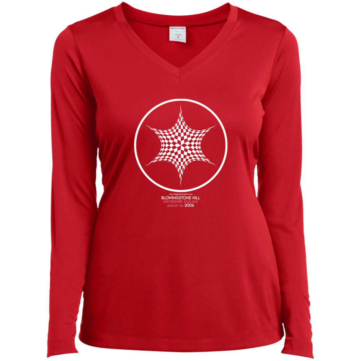 Crop Circle V-Neck Tee - Blowingstone Hill