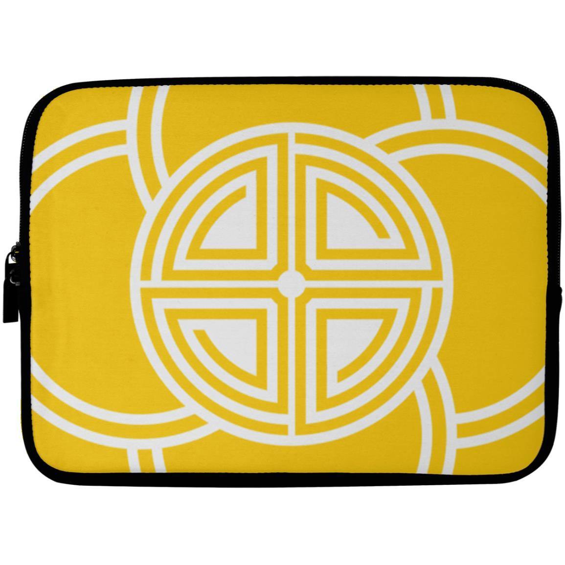 Blandford Forum w Crop Circle Laptop Sleeve - - Shapes of Wisdom