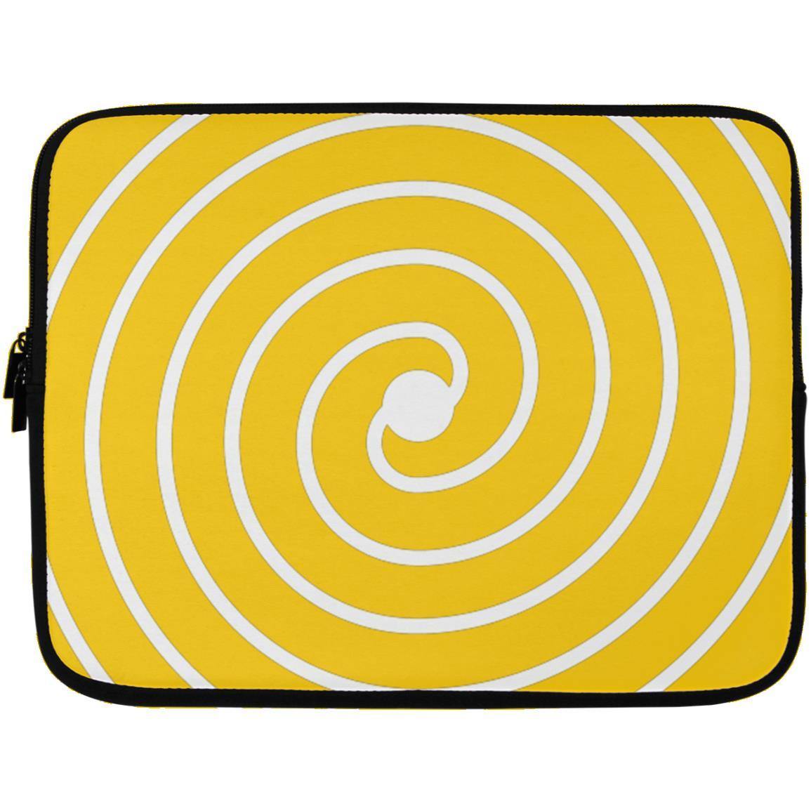 Crop Circle Laptop Sleeve - West Overton 3 - Shapes of Wisdom