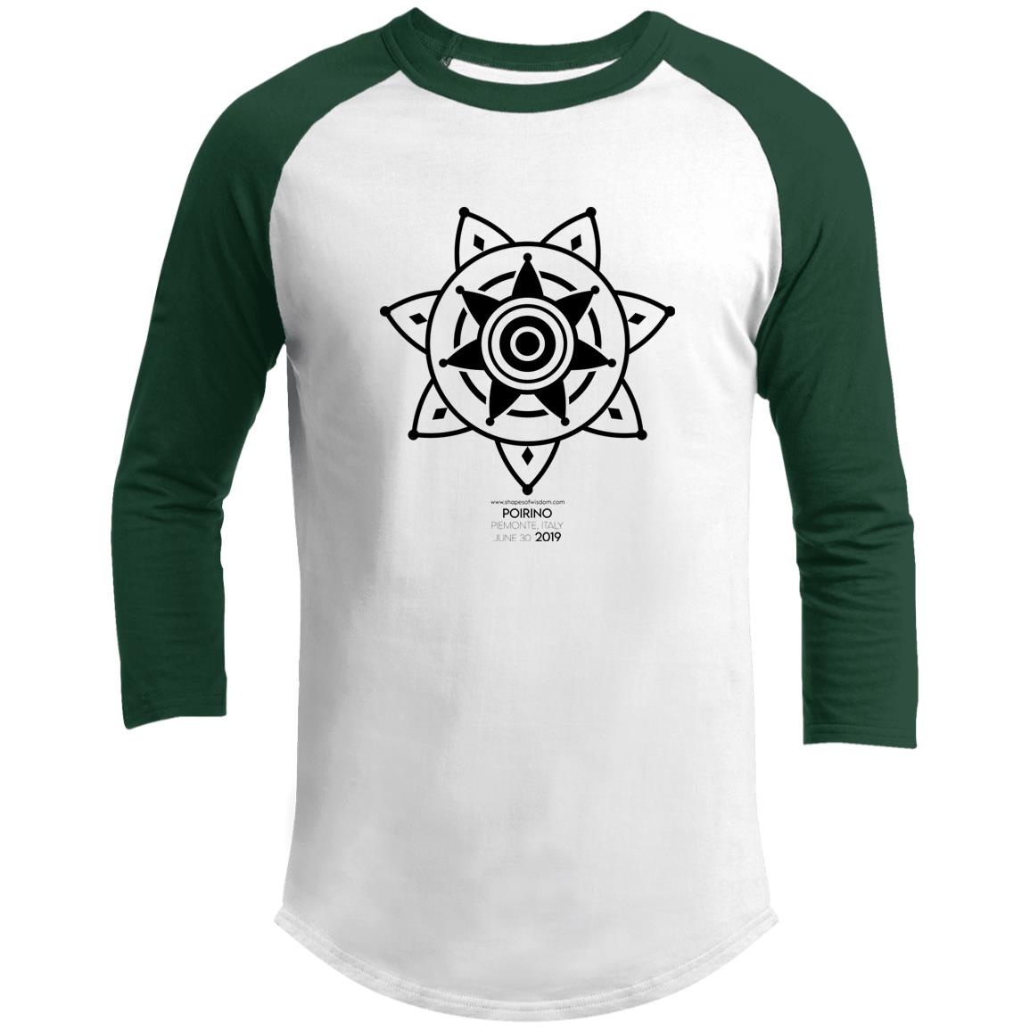 Crop Circle 3/4 Raglan Shirt - Poirino