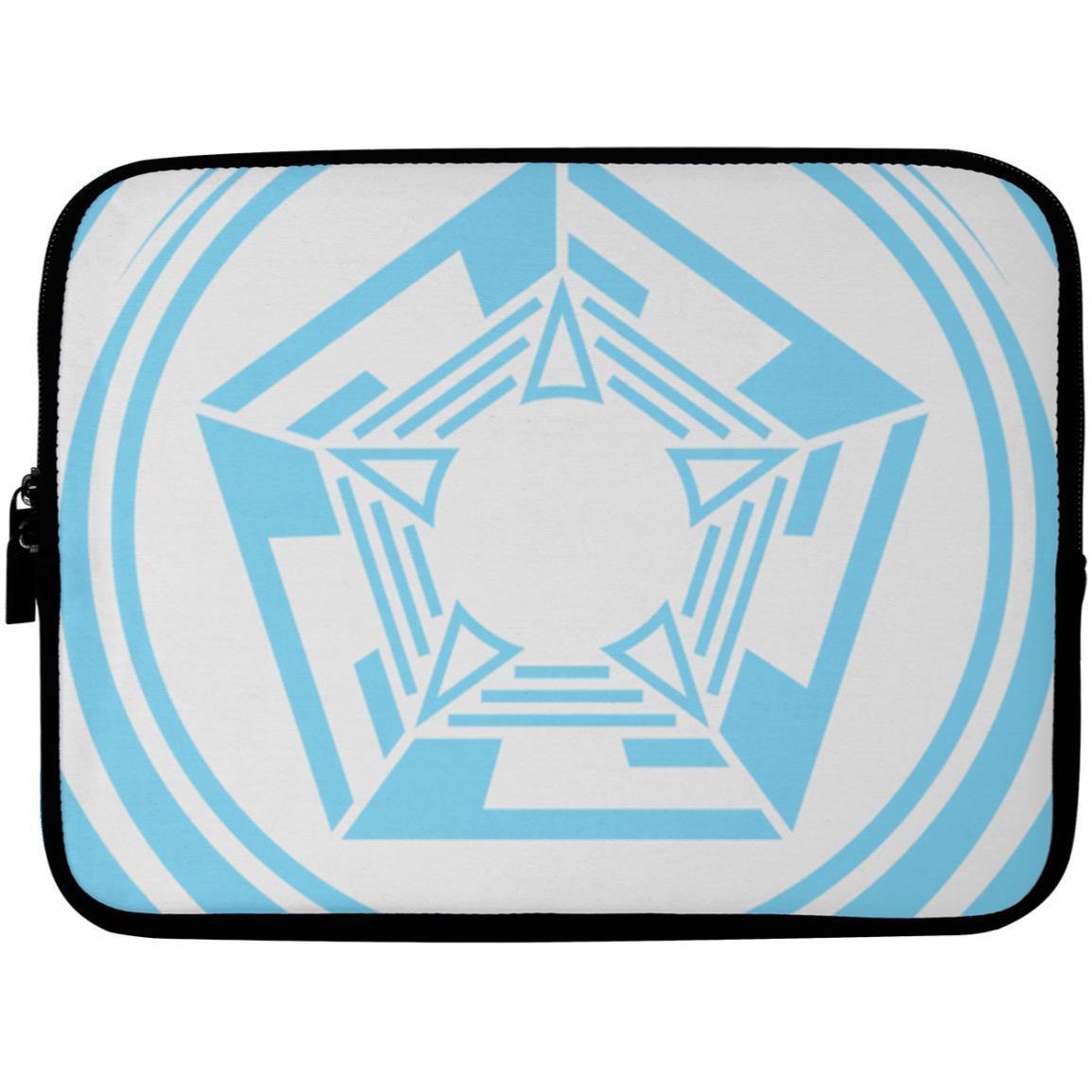 Crop Circle Laptop Sleeve - Barton-Le-Cley 2 - Shapes of Wisdom