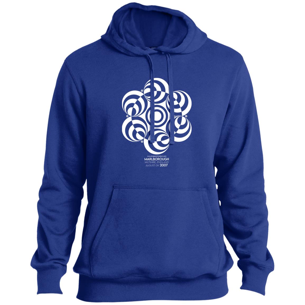 Crop Circle Pullover Hoodie - Marlborough