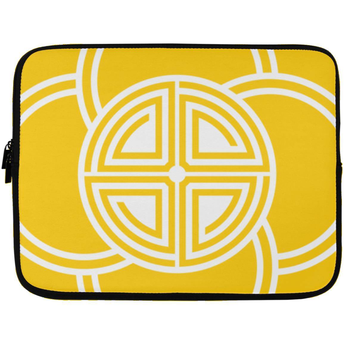 Blandford Forum w Crop Circle Laptop Sleeve - - Shapes of Wisdom