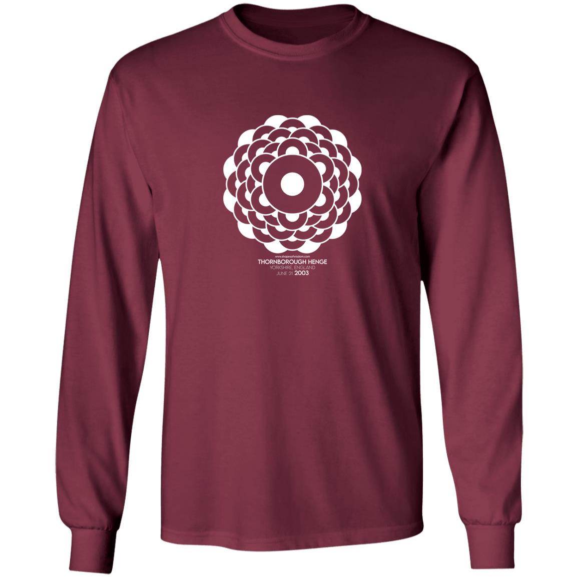 Crop Circle Long Sleeve Tee - Thornborough Henge