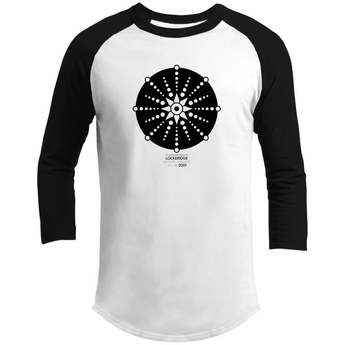 Crop Circle 3/4 Raglan Shirt - Lockeridge 2