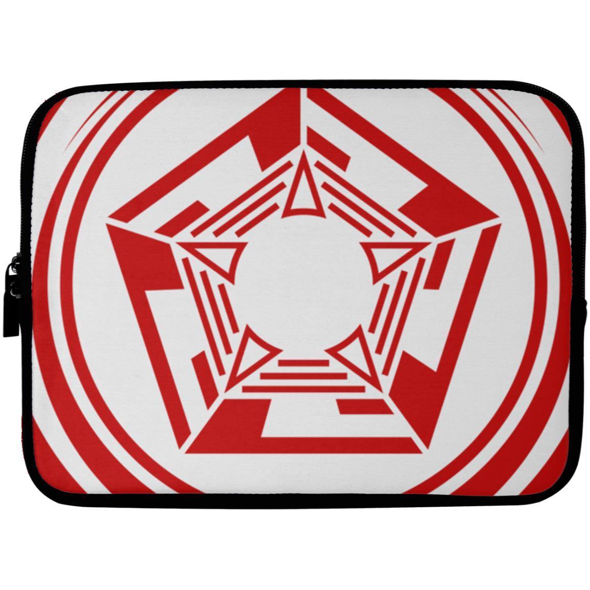 Crop Circle Laptop Sleeve - Barton-Le-Cley 2 - Shapes of Wisdom