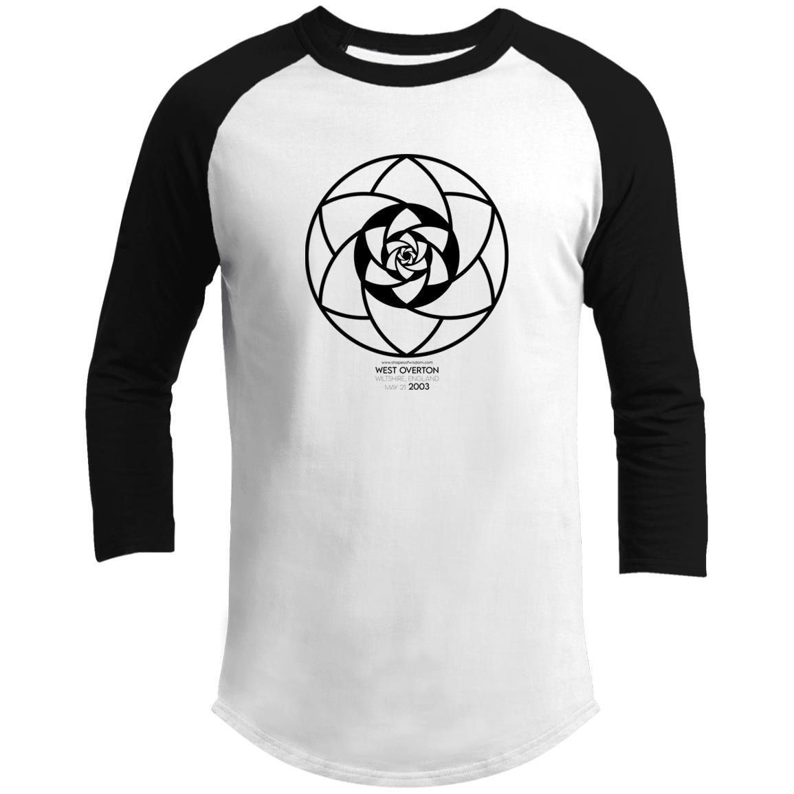 Crop Circle 3/4 Raglan Shirt - West Overton 2