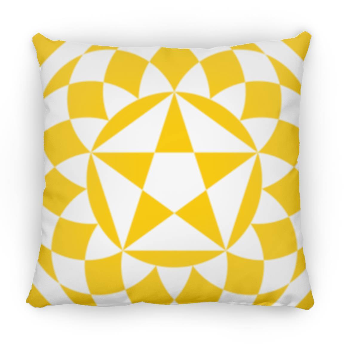 Crop Circle Pillow - Cheesefoot Head - Shapes of Wisdom