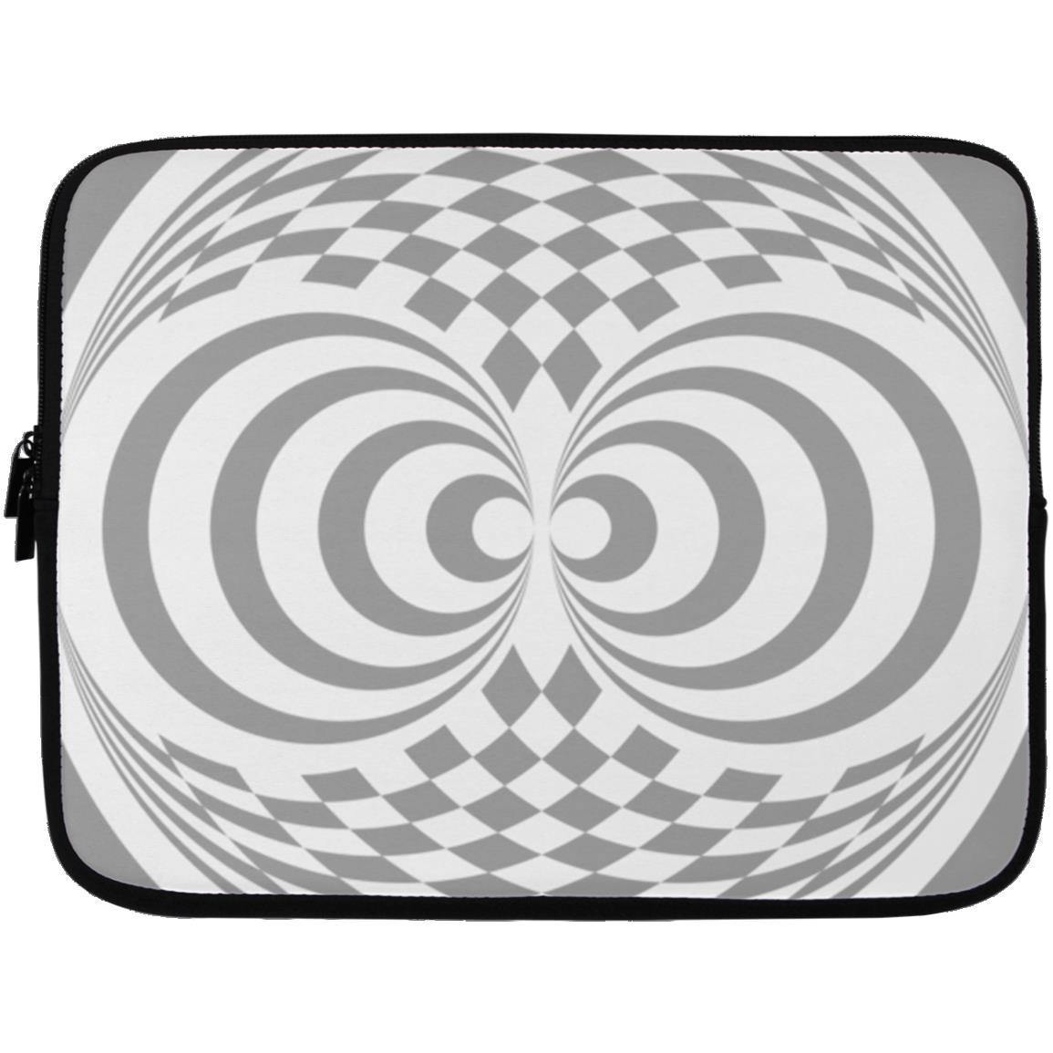 Crop Circle Laptop Sleeve - Straight Soley - Shapes of Wisdom